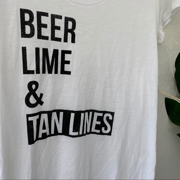 Beer Lime & Tan Lines Tee - Picture 4 of 10
